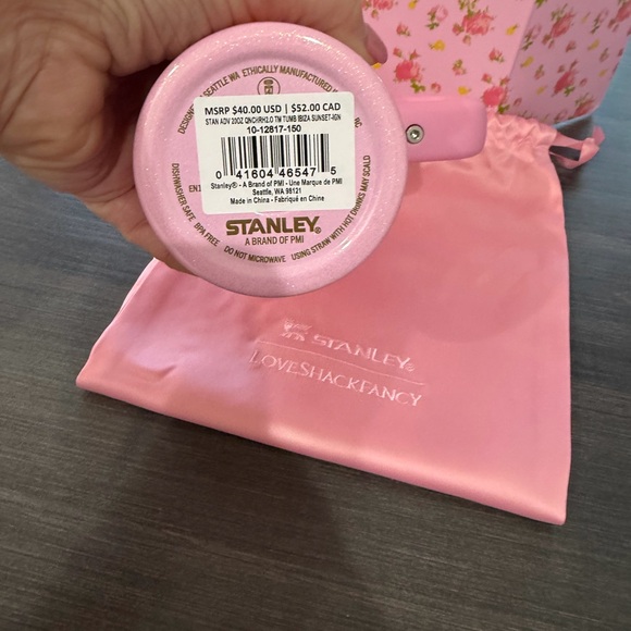 LoveShackFancy Pink Floral Tumbler - Picture 4 of 5